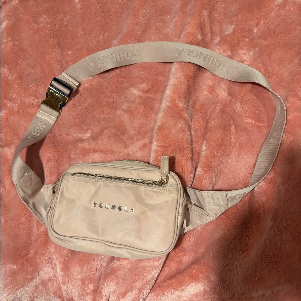 YoungLA Beige Crossbody Bag